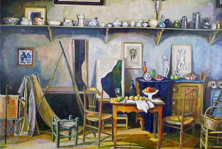  Studio of Paul Cezanne, Aix en Provence in the South of France, 1890's